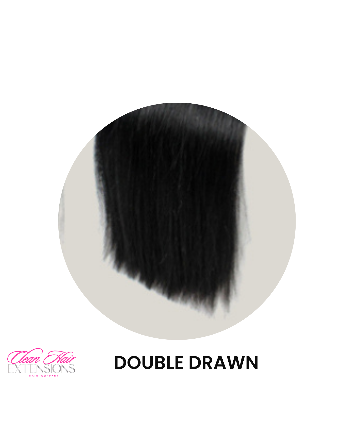 RAW HAIR BASIC - 100G - DOUBLE DRAWN