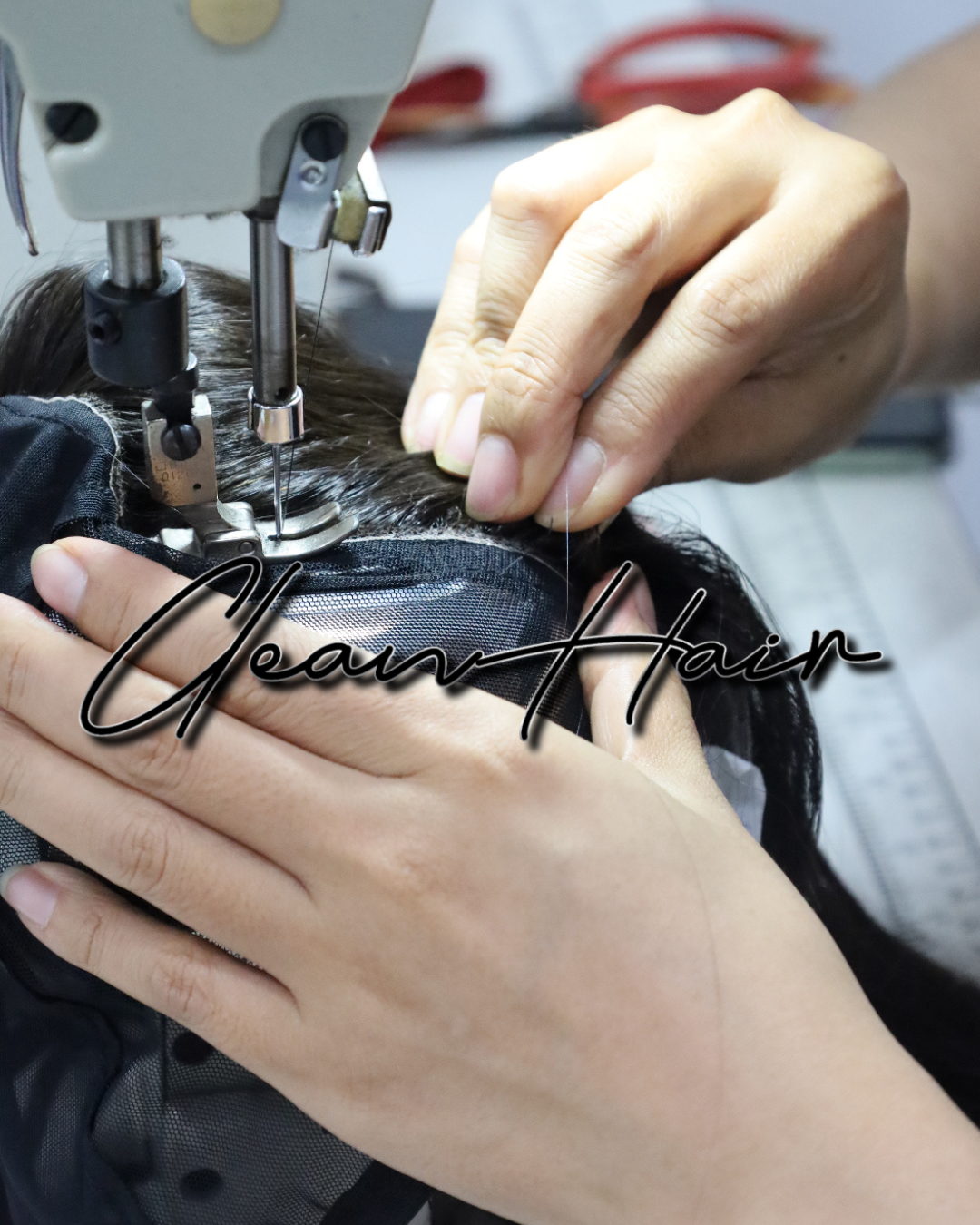 CONFECTION PERRUQUE À LA MACHINE